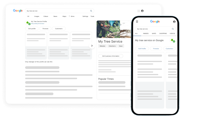 tree service web design